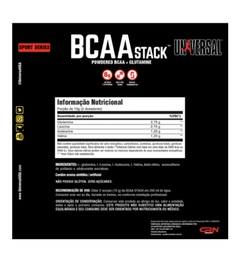BCAA Stack 250g - Universal Nutrition - comprar online