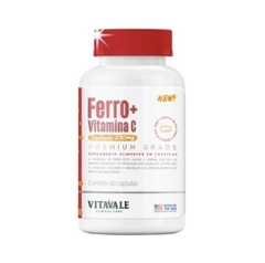 Ferro + Vitamina C 60 Caps - Vitavale