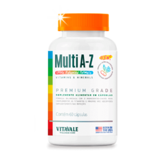 Multi A-Z Vitaminas e Minerais 60 caps - Vitavale