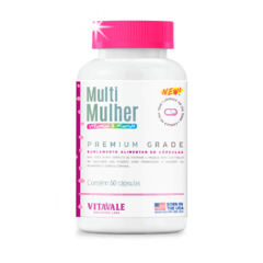 Multi Mulher Vitaminas e Minerais 60 Caps - Vitavale