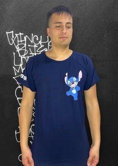 Remerón stitch azul