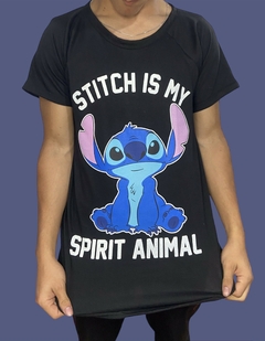 Stitch Negro con Blanco