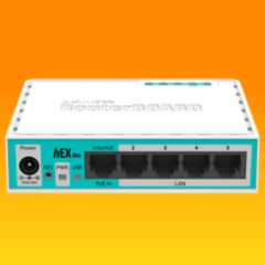 ROUTER BOARD (RB) 750R2 HEX - MIKROTIK