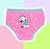 Calcinha Infantil Snoopy Rosa