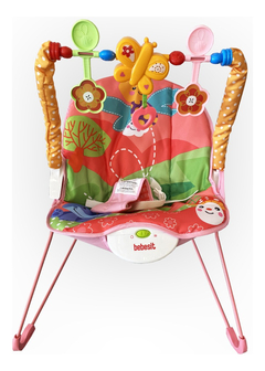 Mecedora Rosa Bebe Bebesit Vibracion Musica Juguetes - My Baby Toys