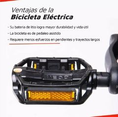 Bicicleta Eléctrica Rodado 26 okologi Rander Autonomía 30 a 50 kilómetros Color Negro - comprar online