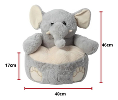 SILLON SOFA ELEFANTE PARA NIÑOS - comprar online