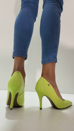 Stilettos Verde Lima - comprar online