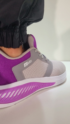 Zapatilla Actvitta Gris/Morado - Stile Kapirosa