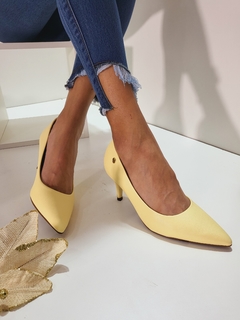 Stilettos Amarillo Bebe taco 7cm - tienda online