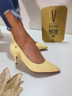 Stilettos Amarillo Bebe taco 7cm - comprar online