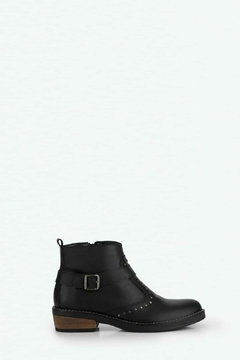 Bota Viamo Cuero Drake Negro - tienda online