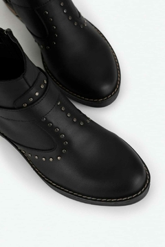 Imagen de Bota Viamo Cuero Drake Negro