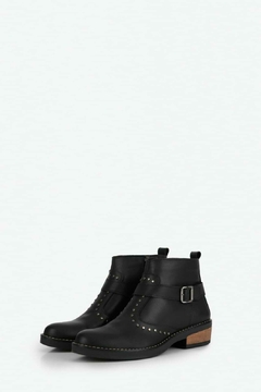 Bota Viamo Cuero Drake Negro