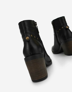 Bota de cuero Viamo Layla negra - Stile Kapirosa