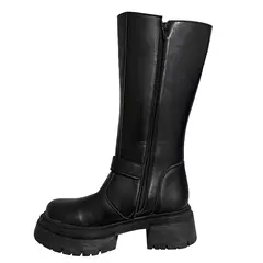 Botas Lucerna de cuero caña alta - Stile Kapirosa