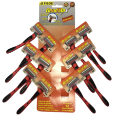 Goodmax Roja 4 Filos Blister 12u - 00526