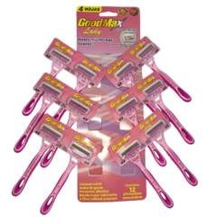 Goodmax Lady 4 Filos Blister 12u - 00946