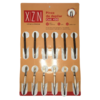 Pinzas de Depilar N° 450 Maciza Cobre x 12u XZN - 10100