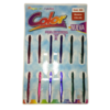 Pinzas de Depilar N° 490 Maciza Colores x 12u XZN - 10148