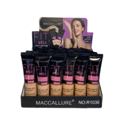 Maquillaje Liquido Fit Me Rosa pomo Maccallure (6u) - 10368