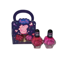 Peppa Pig, Set 2 Esmaltes en Valijita Disney - 41106