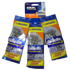 Prestobarba 3 Filos Pack x 2u Gillette (3u) G - 61244