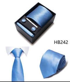 Conjunto de gravata de seda - Lilex