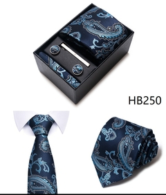 Conjunto de gravata de seda - Lilex