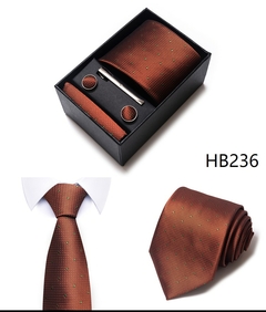 Conjunto de gravata de seda - comprar online