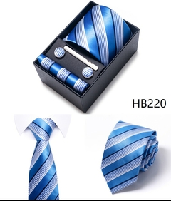 Conjunto de gravata de seda - loja online