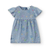 Vestido denim estampado picnic time