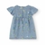 Vestido denim estampado picnic time - comprar en línea