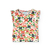 Playera estampada flores