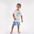 PIJAMA CAMISETA COM BERMUDA EM SUEDINE | UP BABY