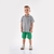 CONJ. CAMISA POLO MALHA E BERMUDA TECIDO LINHO | UP BABY - comprar online