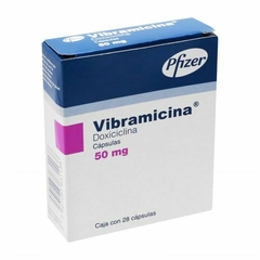 VIBRAMICINA 50MG (A) - CAP - 28