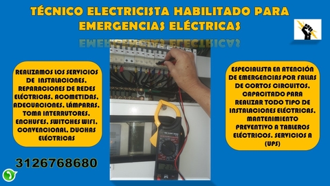 Carrusel Electricista a Domicilio Medellín, Técnico de Emergencia Eléctricas.