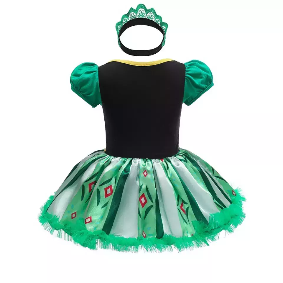 Vestido anna best sale frozen verde