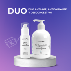 DUO ANTI AGE, ANTIOXIDANTE Y DESCONGESTIVO