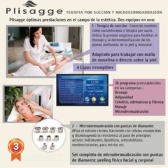 EQUIPO PLISSAGE TERAPIA DE SUCCIÓN + MICRODERMOABRASIÓN CON PUNTA DE DIAMANTE en internet