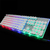 Conjunto de teclado e mouse com fio luminoso cristal luminous colorido (Produto importado) na internet