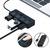 USB 2.0 HUB Multi USB Splitter 4 Expander USB Power Adapter Indicador Power USB (Produto importado)