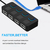 USB 2.0 HUB Multi USB Splitter 4 Expander USB Power Adapter Indicador Power USB (Produto importado)