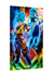 PLACA DECORATIVA - GOKU E VEGETA - DRAGON BALL - ANIME TAMANHO:40x26,6cm