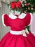 Vestido Infantil Camile Vermelho - Natal (VESTBNHAMILAVRLHO)