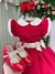 Vestido Infantil Camile Vermelho - Natal (VESTBNHAMILAVRLHO) - comprar online