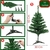 ARVORE DE NATAL DE MESA 60CM PINHEIRO NATALINO DE MESA 50 GALHOS PEQUENA DOBRAVE - comprar online