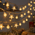 Enfeite arvore de natal Floco De Neve LED String Luzes, Alce Estrela String Luzes (Produto importado)