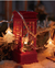 Enfeite arvore de natal Floco De Neve LED String Luzes, Alce Estrela String Luzes (Produto importado) - loja online